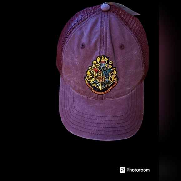 NWT Harry Potter Hogwarts Cap , adjustable adult trucker hat - Picture 14 of 16